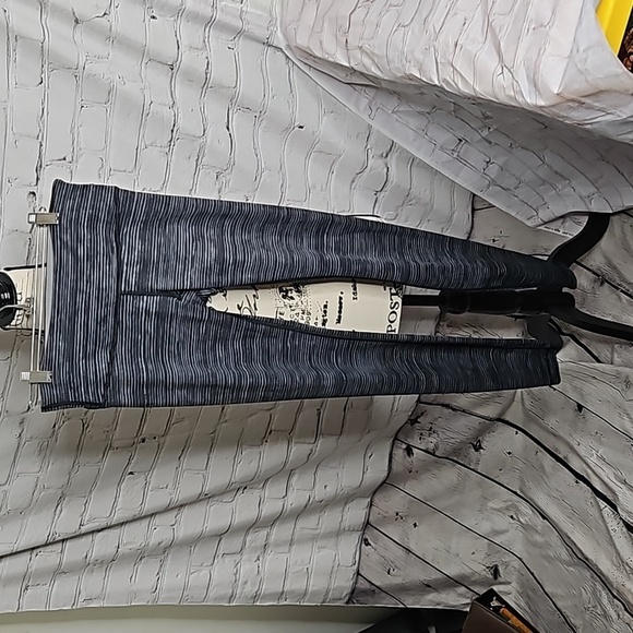 Lululemon Wunder Under Pant Leggings III Blurry Belle Battleship Black Size 6 - Picture 1 of 9